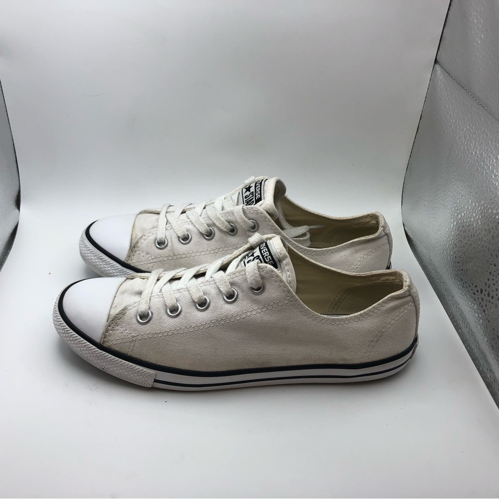 Converse cream womens sneakers size 6